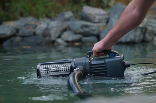 mise en eau de la pompe de bassin